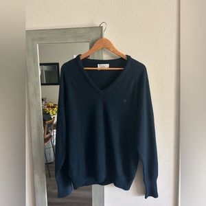 Original Christian Dior men’s navy blue sweater / cardigan